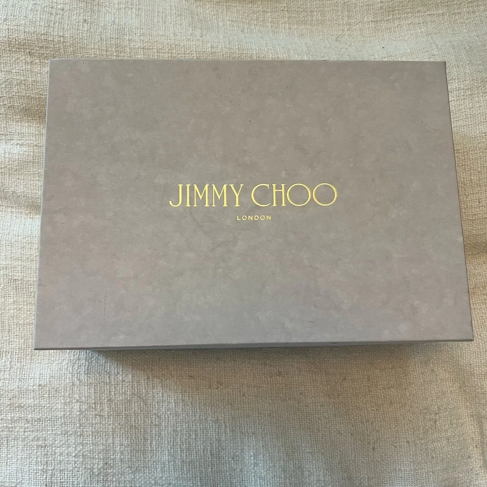 Jimmy Choo Nude ROMY 100 Heels, Size 35